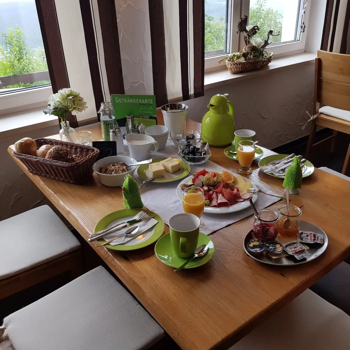 Atmosphäre, Triniushütte“Rooftop-Frankenblick“