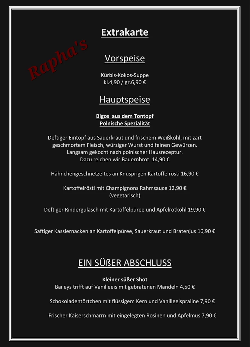 Speisekarte photo 5