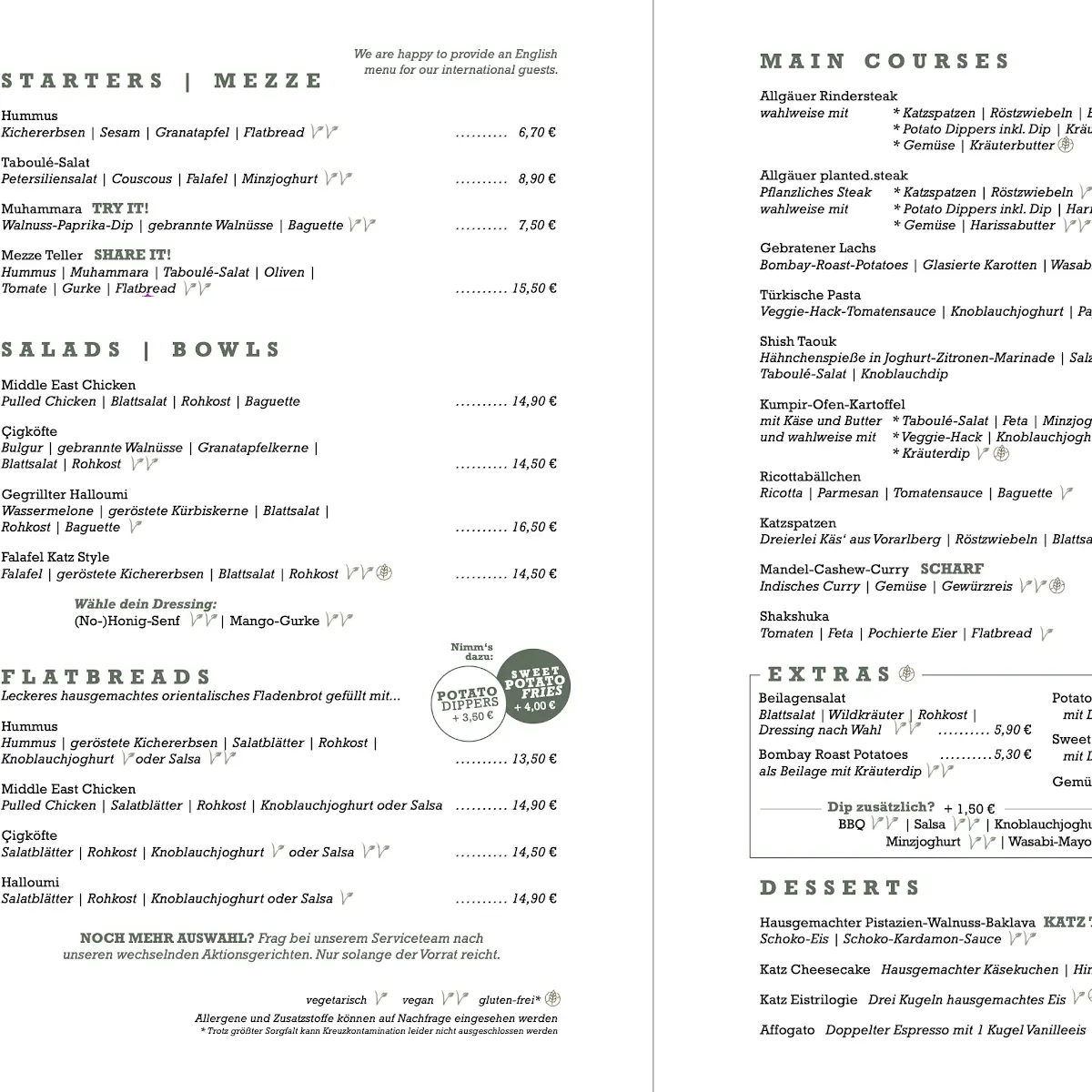 Speisekarte photo 3