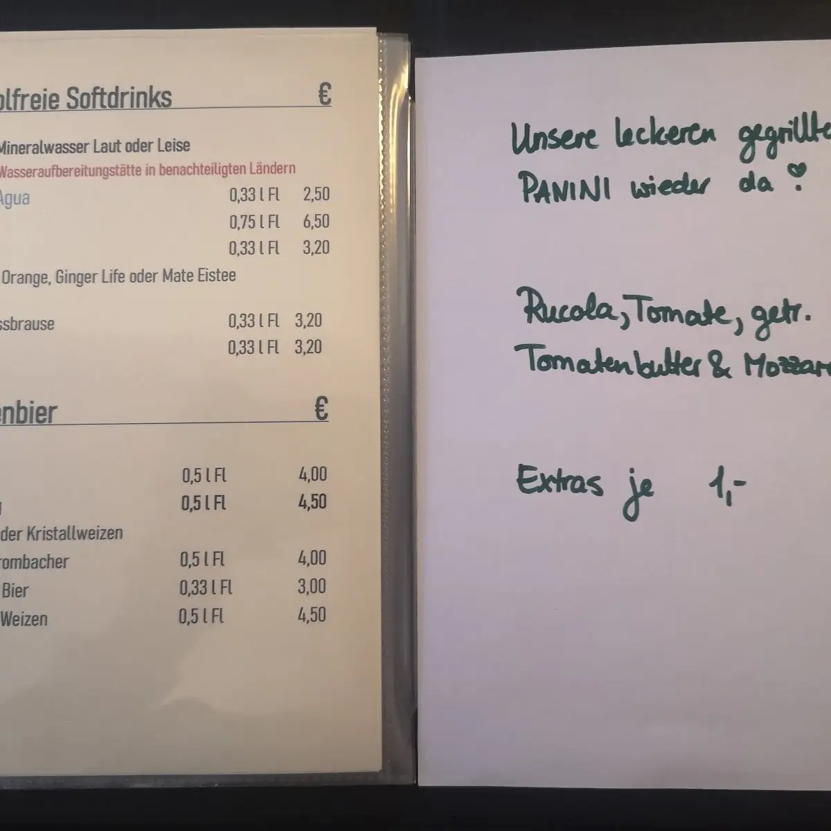Speisekarte photo 1