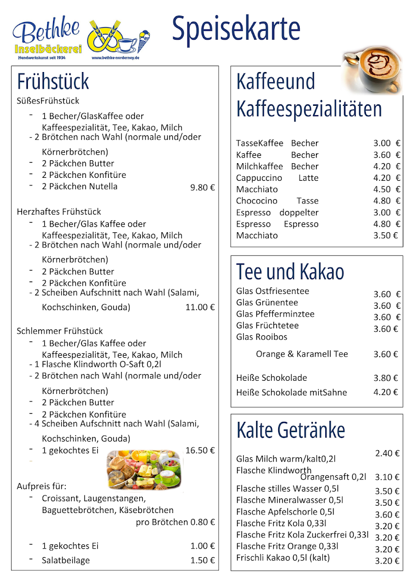 Speisekarte photo 1