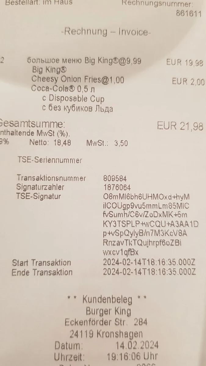 Speisekarte photo 3