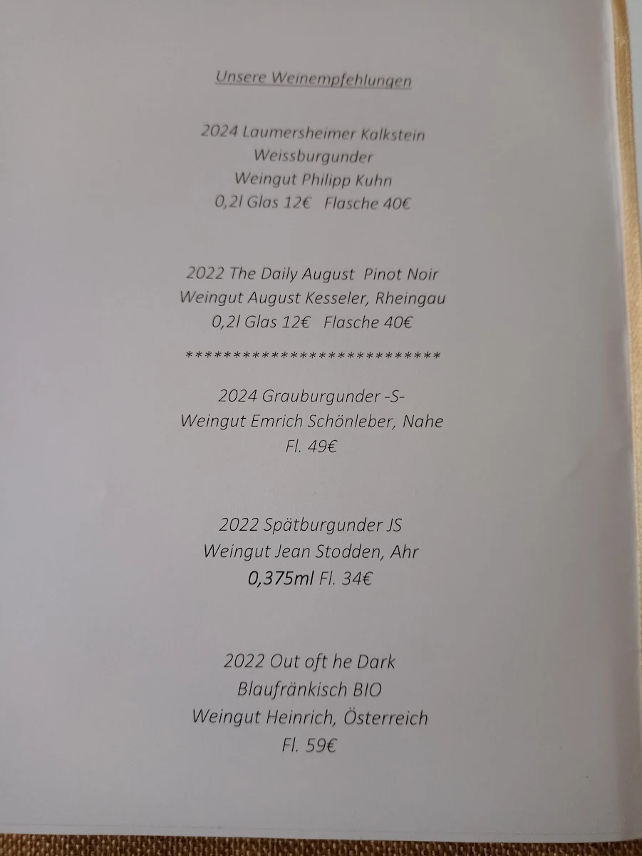 Speisekarte photo 1