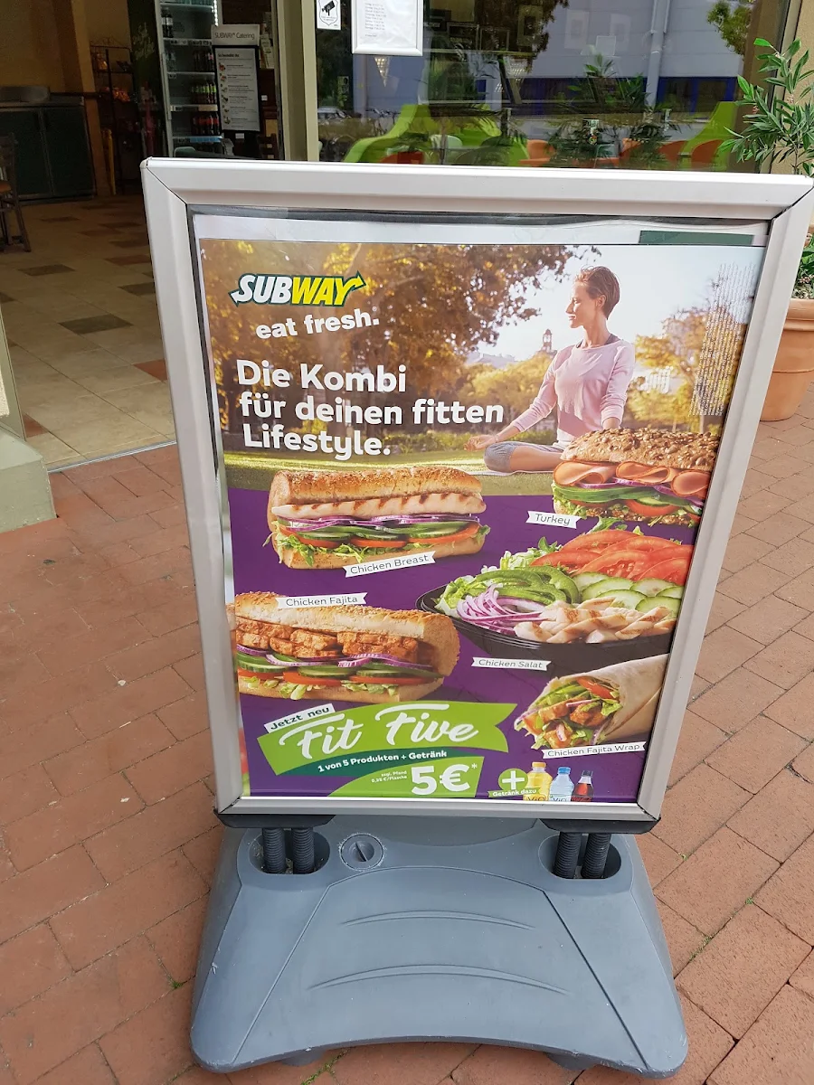Speisekarte, Subway