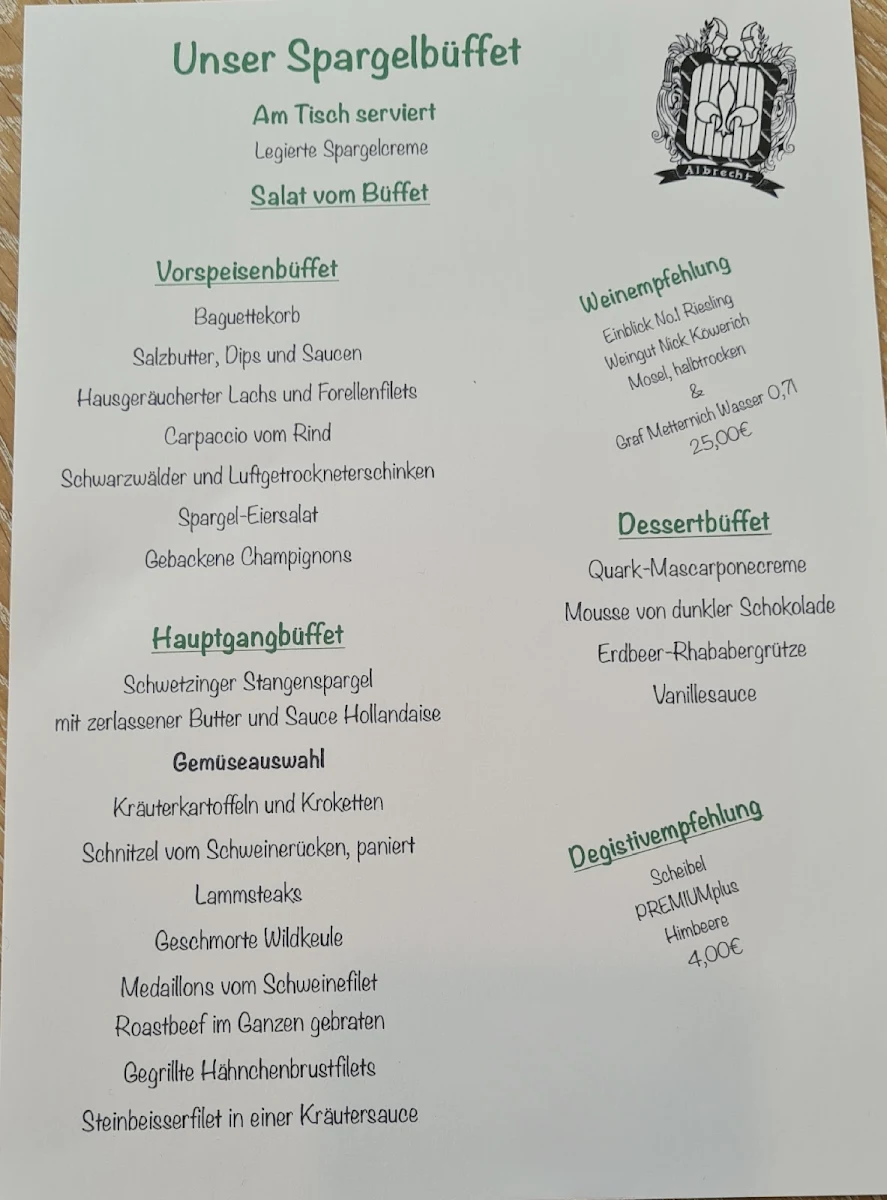 Speisekarte photo 1
