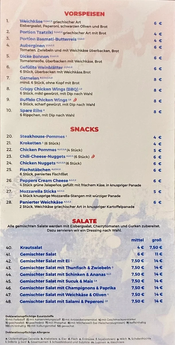 Speisekarte photo 1