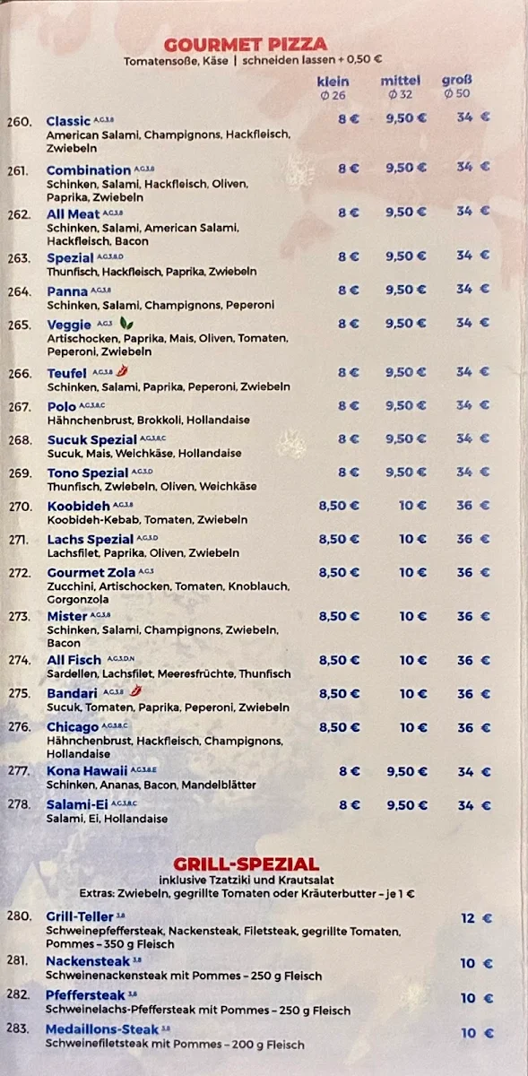 Speisekarte photo 2