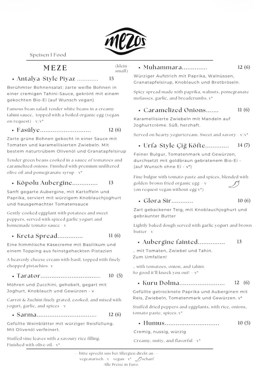 Speisekarte photo 1