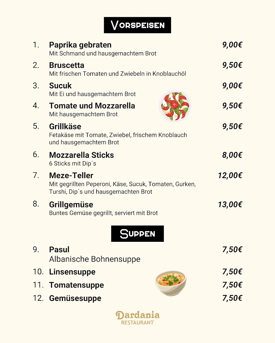 Speisekarte photo 1