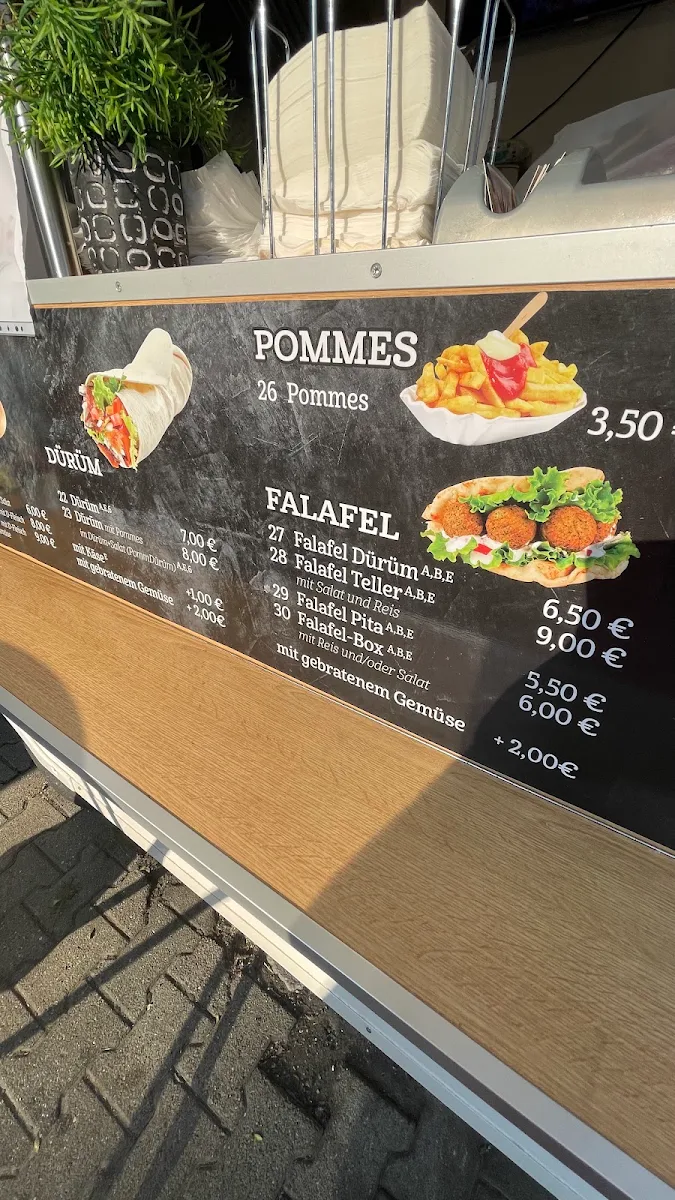 Speisekarte, A9 Foodpoint Pizza-Drehspiess-Pasta