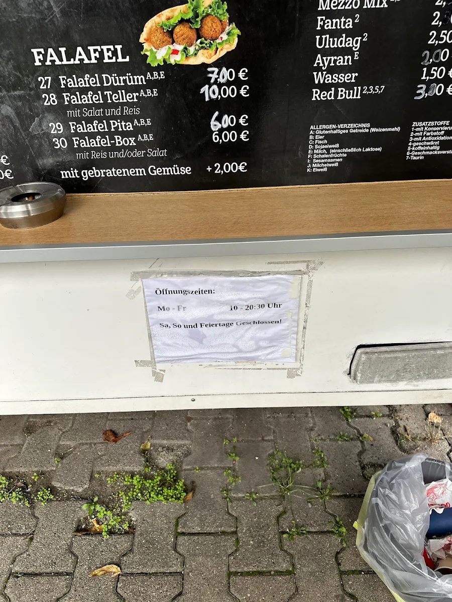 Speisekarte, A9 Foodpoint Pizza-Drehspiess-Pasta