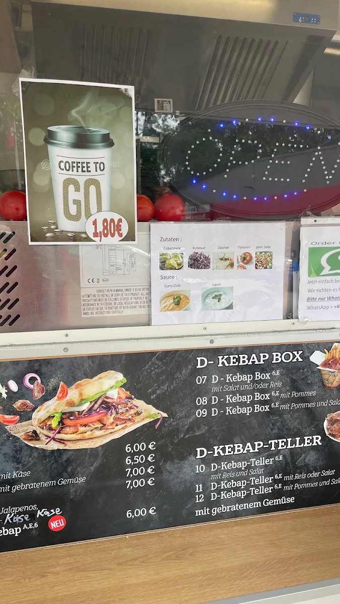 Speisekarte, A9 Foodpoint Pizza-Drehspiess-Pasta