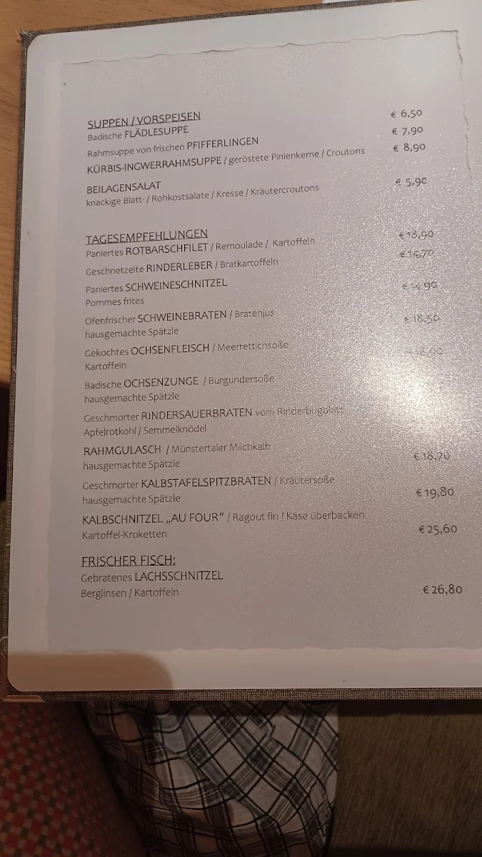 Speisekarte photo 2