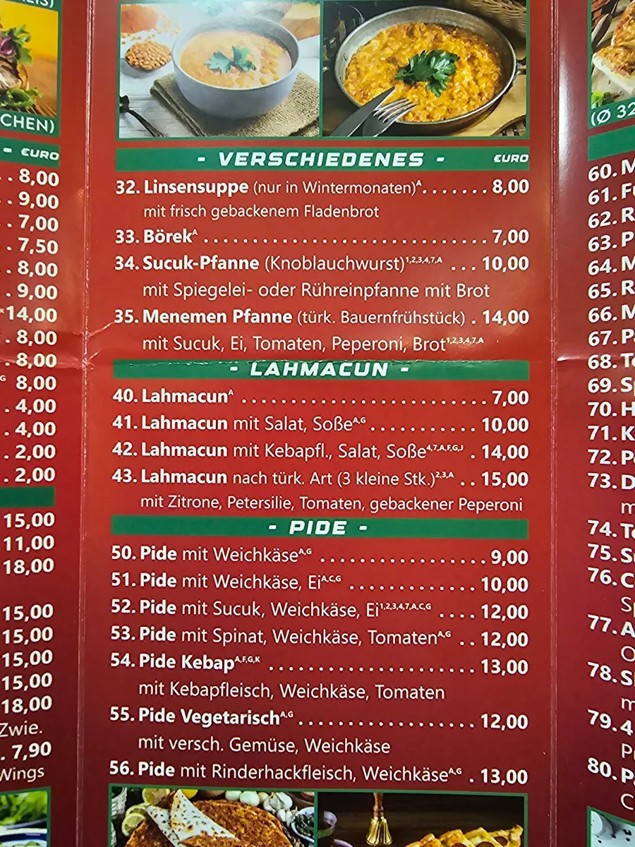 Speisekarte photo 4