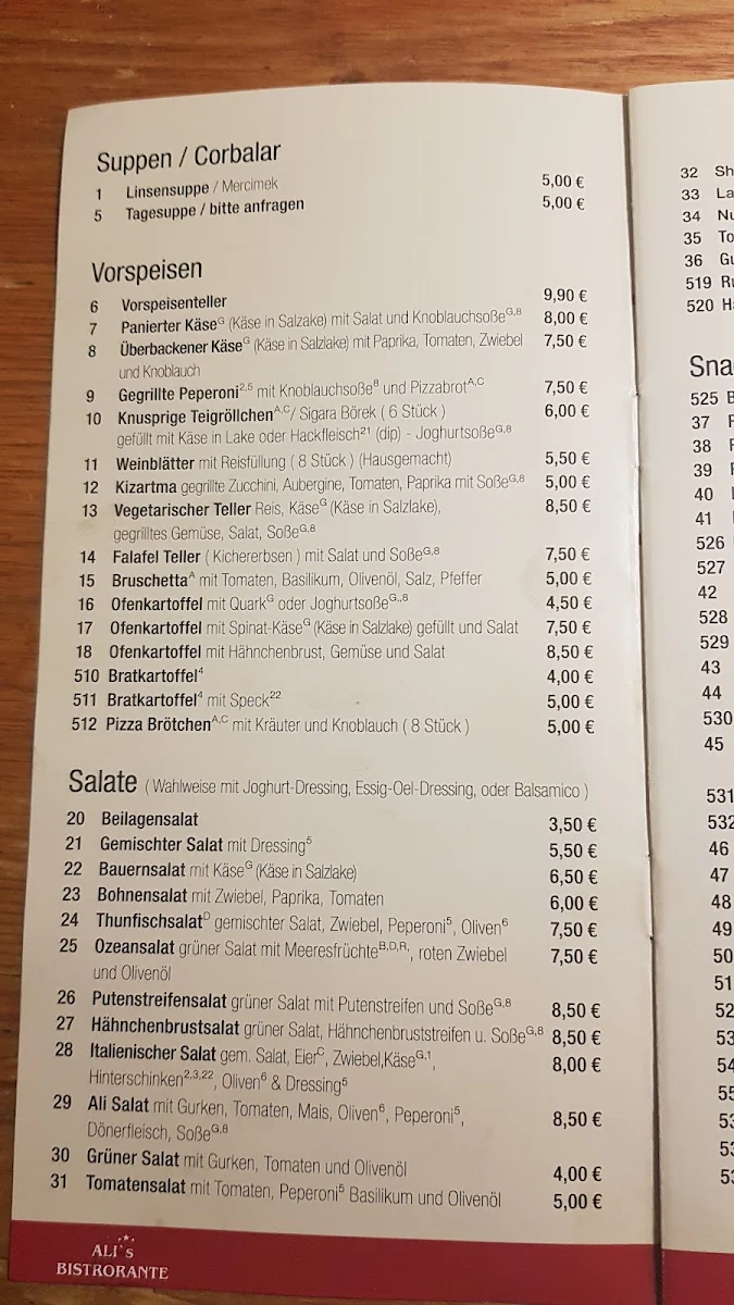 Speisekarte photo 3
