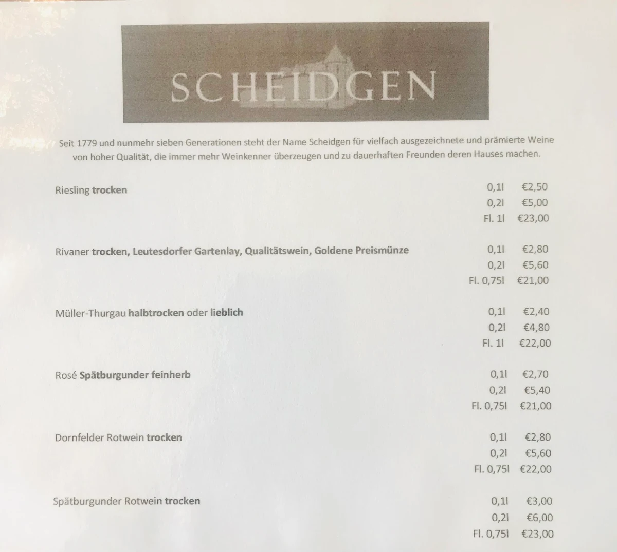 Speisekarte photo 6