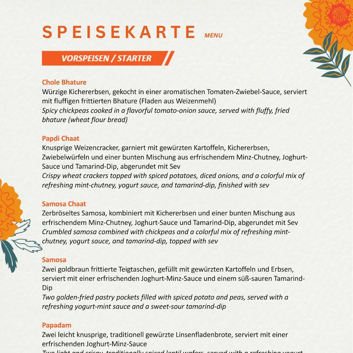 Speisekarte photo 3