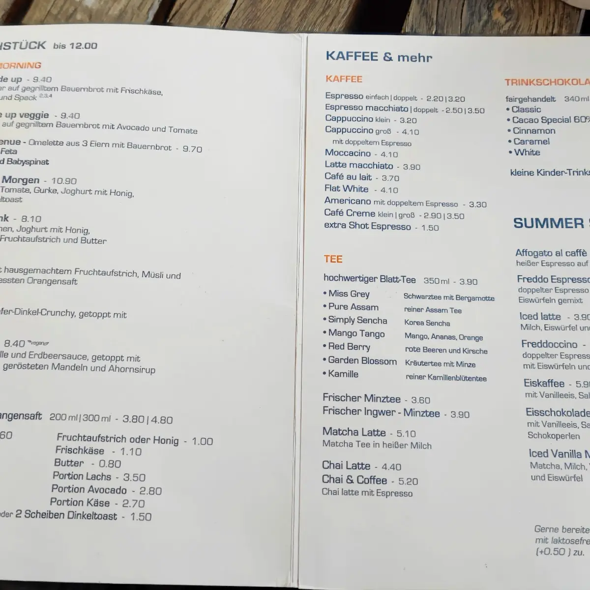 Speisekarte photo 2