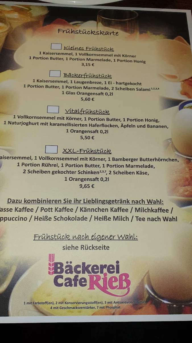 Speisekarte photo 1