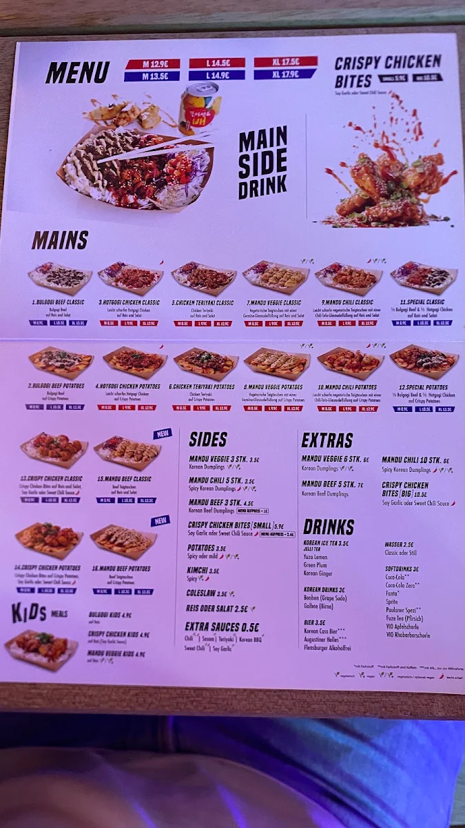 Speisekarte, Mmaah! - Eat Korean