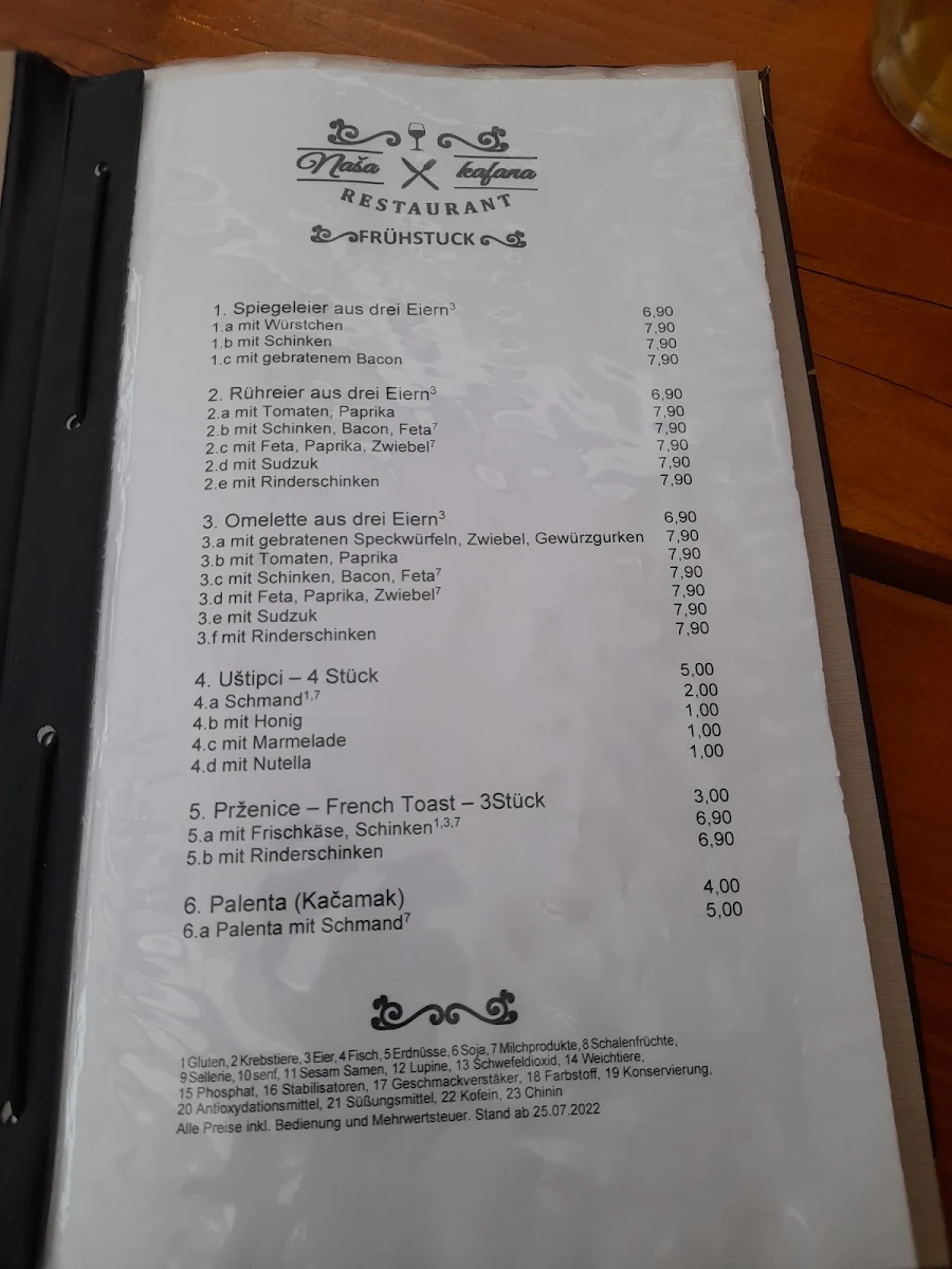 Speisekarte photo 4