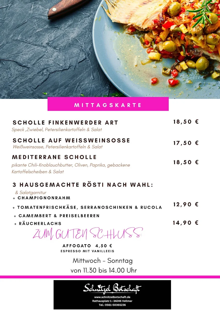 Speisekarte photo 1