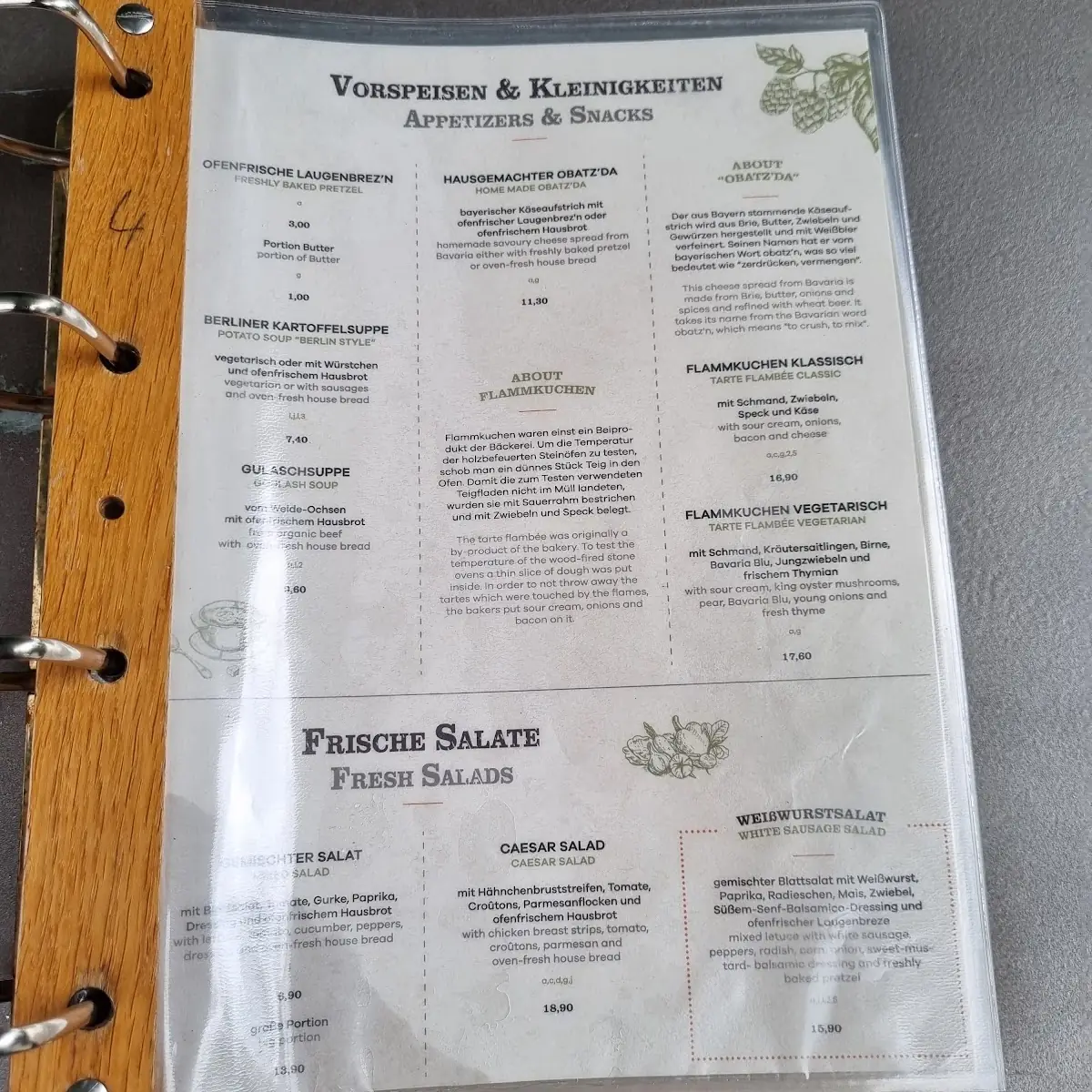 Speisekarte photo 1