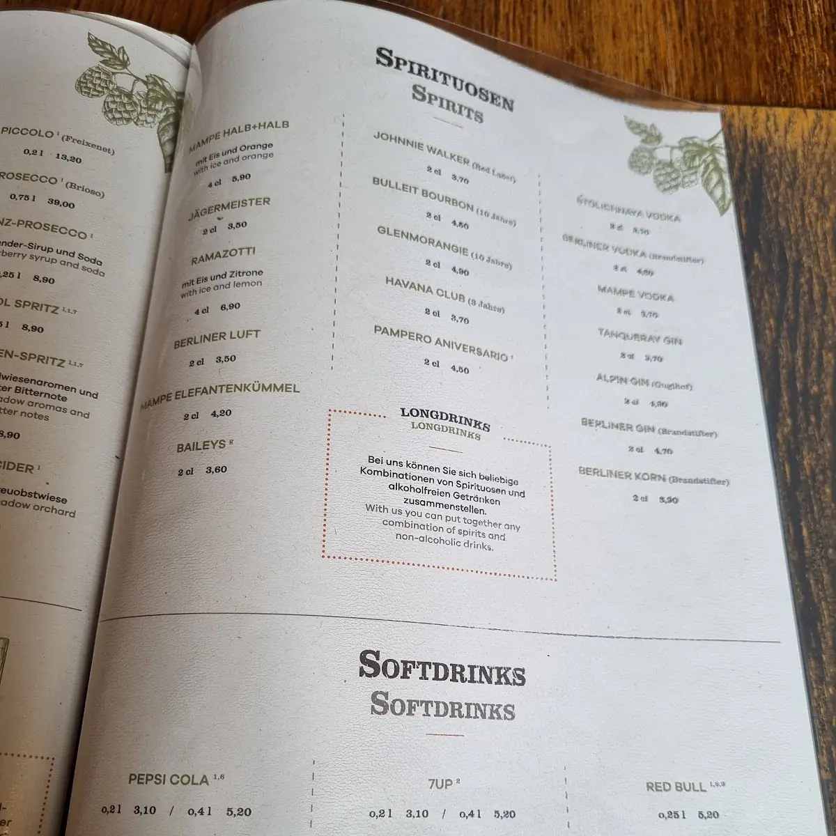Speisekarte photo 4