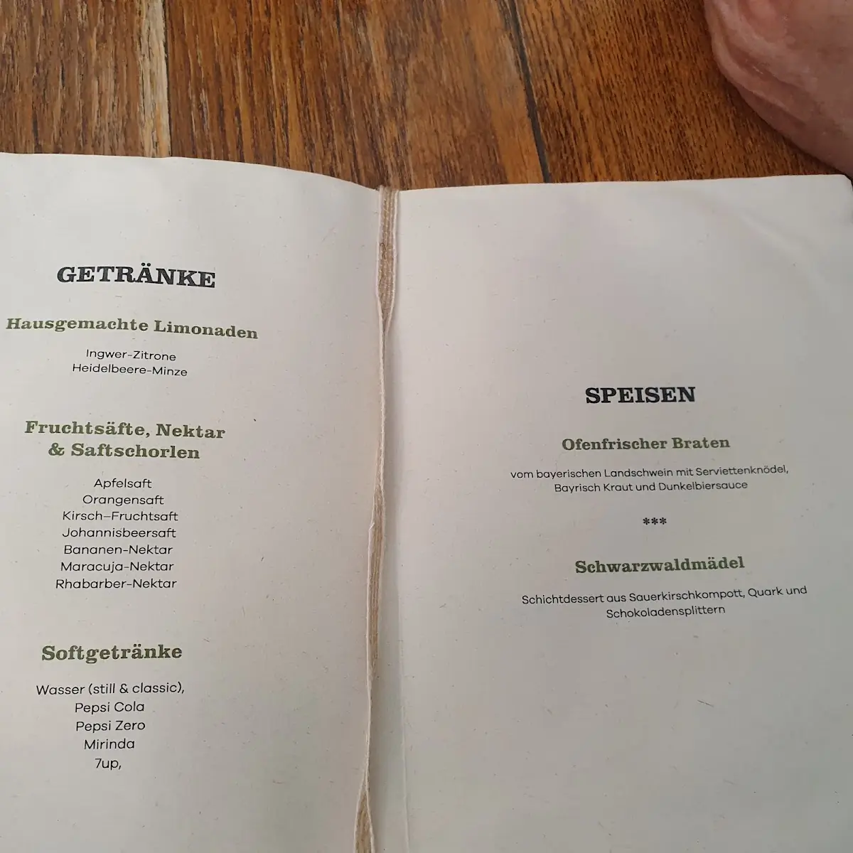 Speisekarte photo 5