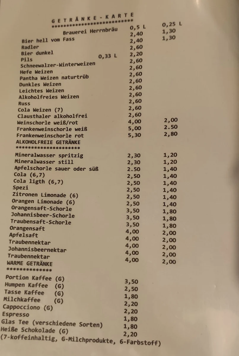 Speisekarte photo 2