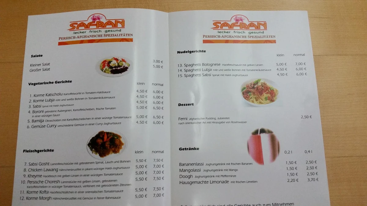 Speisekarte photo 5