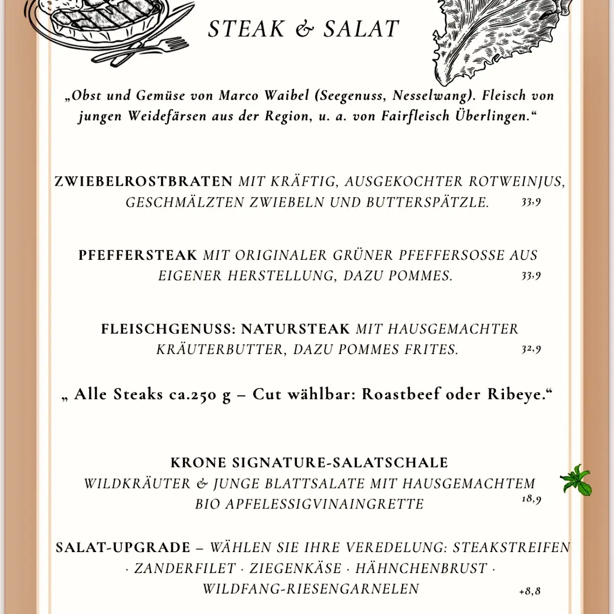 Speisekarte photo 4