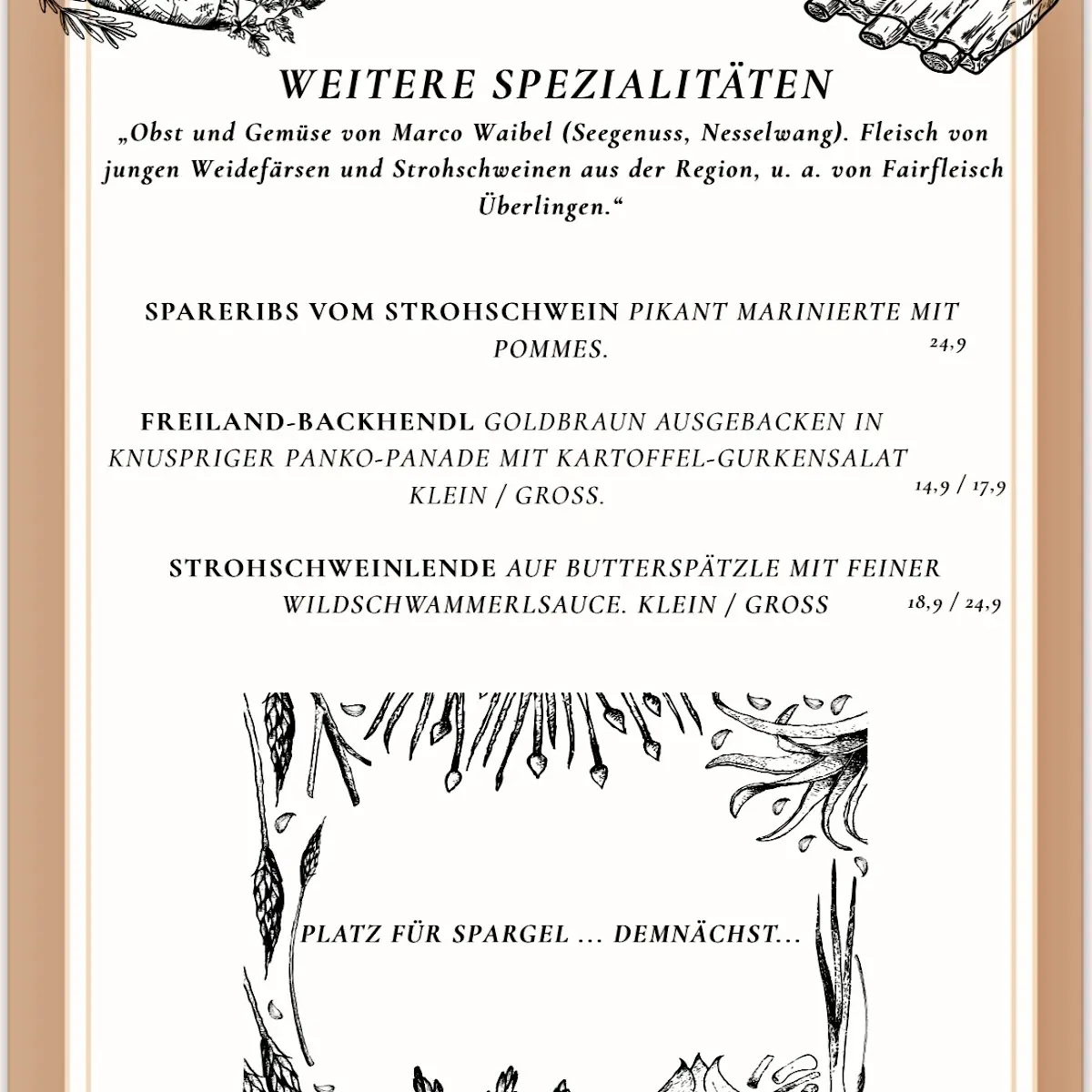 Speisekarte photo 6