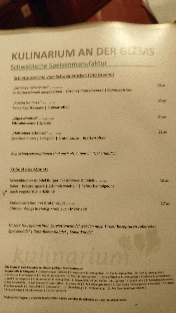 Speisekarte photo 7