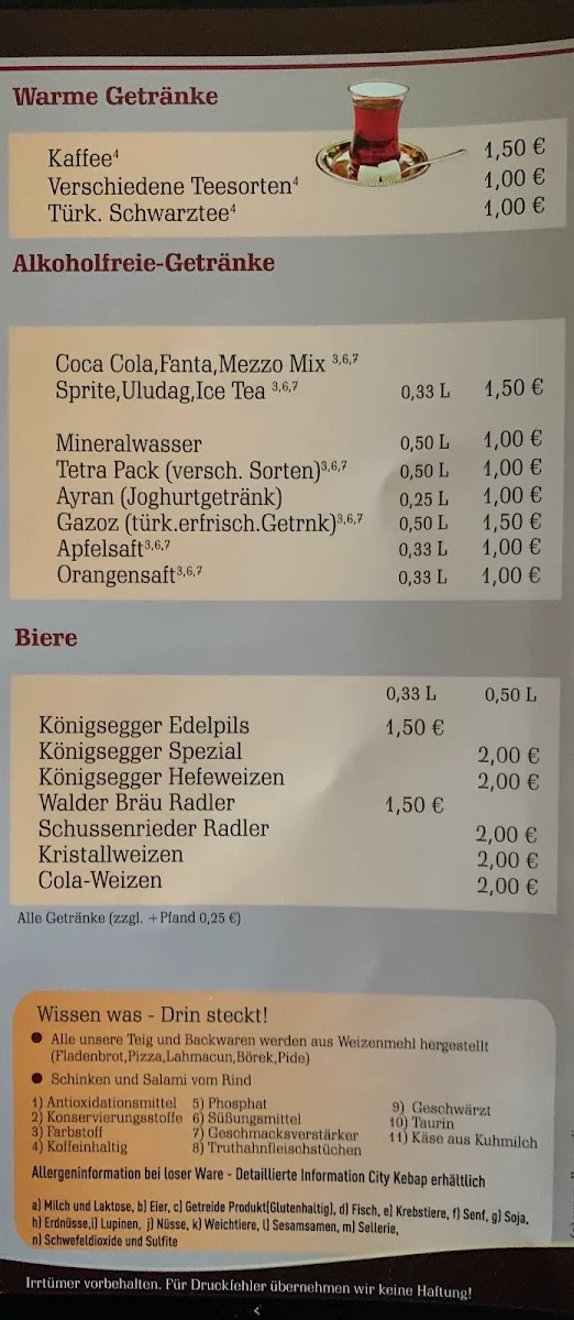 Speisekarte photo 2