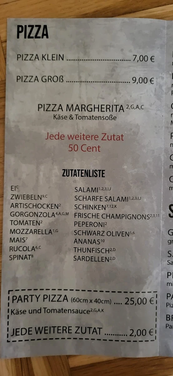 Speisekarte photo 3