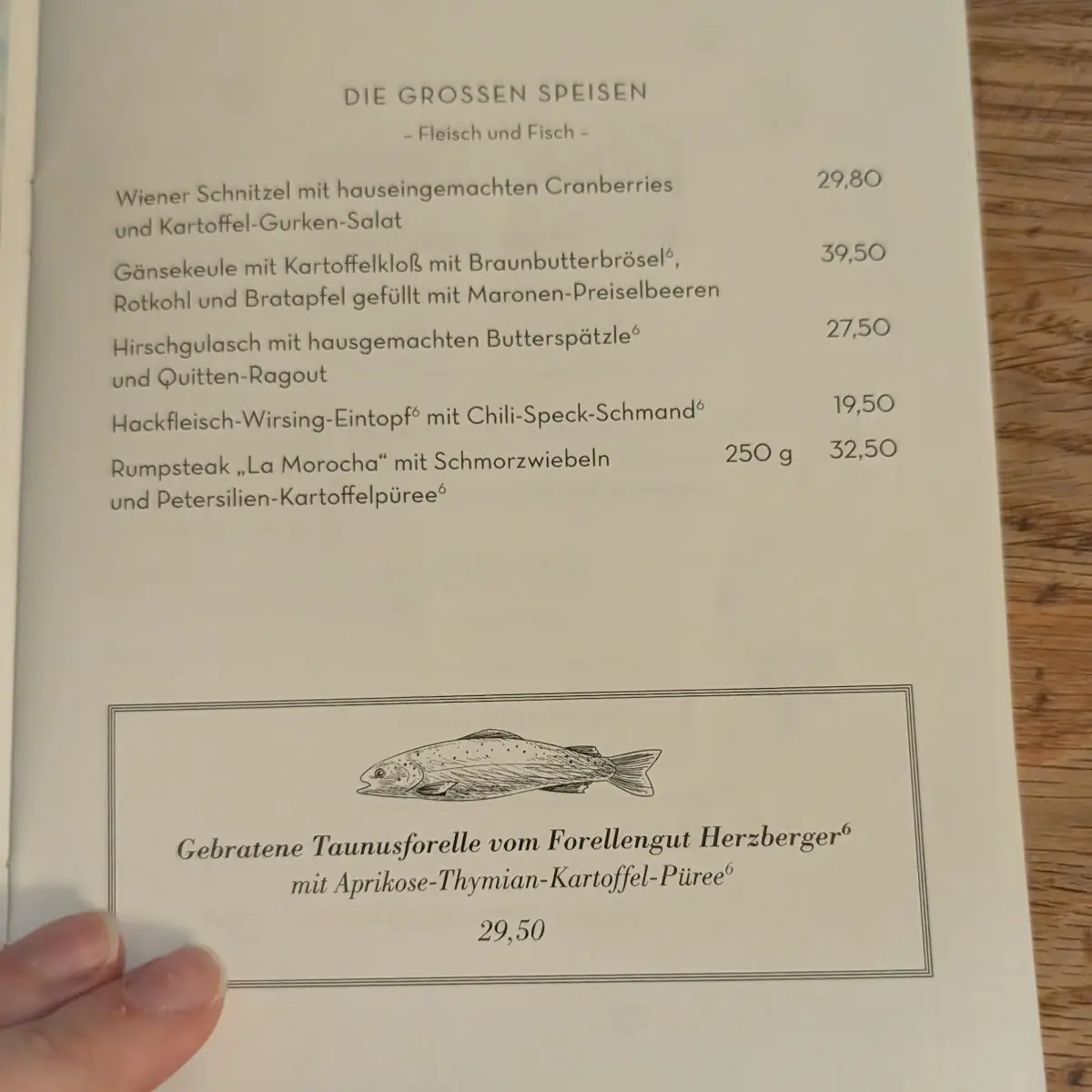 Speisekarte photo 2