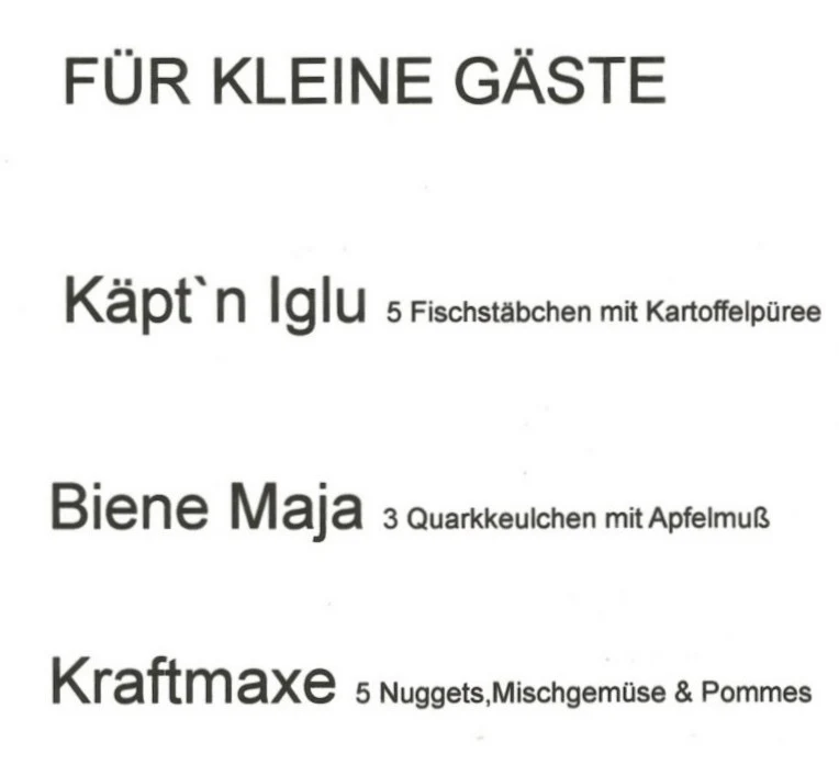 Speisekarte photo 8