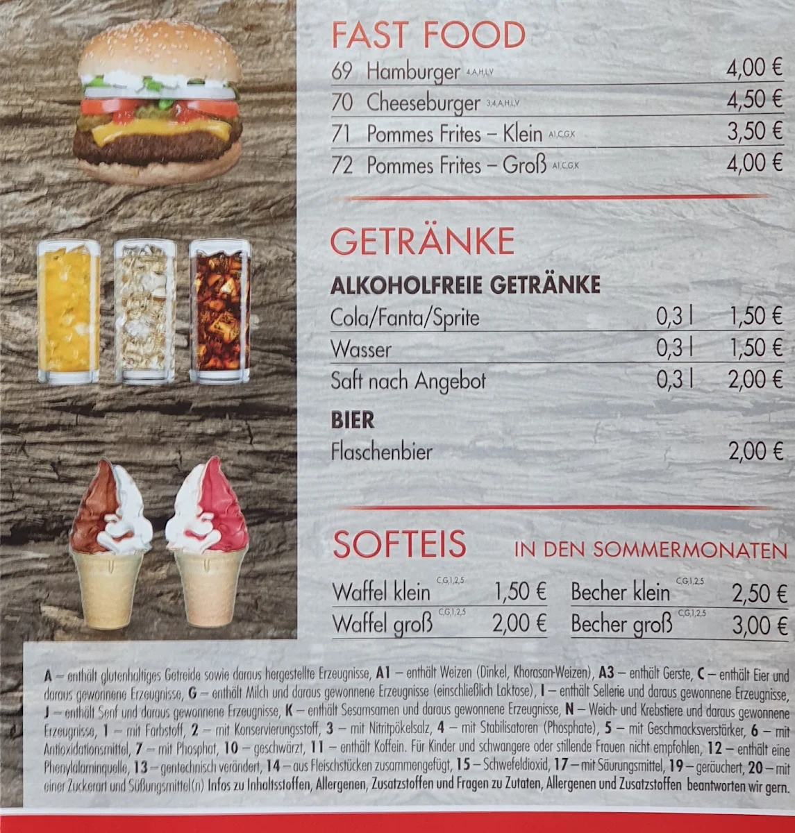 Speisekarte photo 2