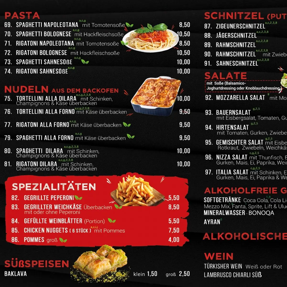 Speisekarte photo 1