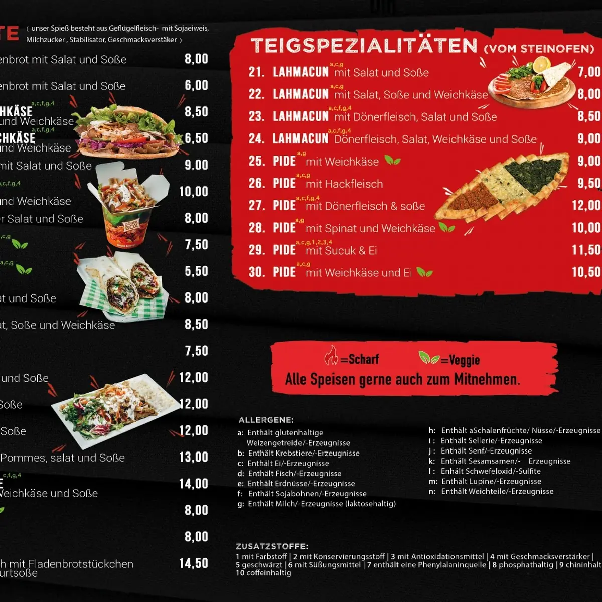 Speisekarte photo 2