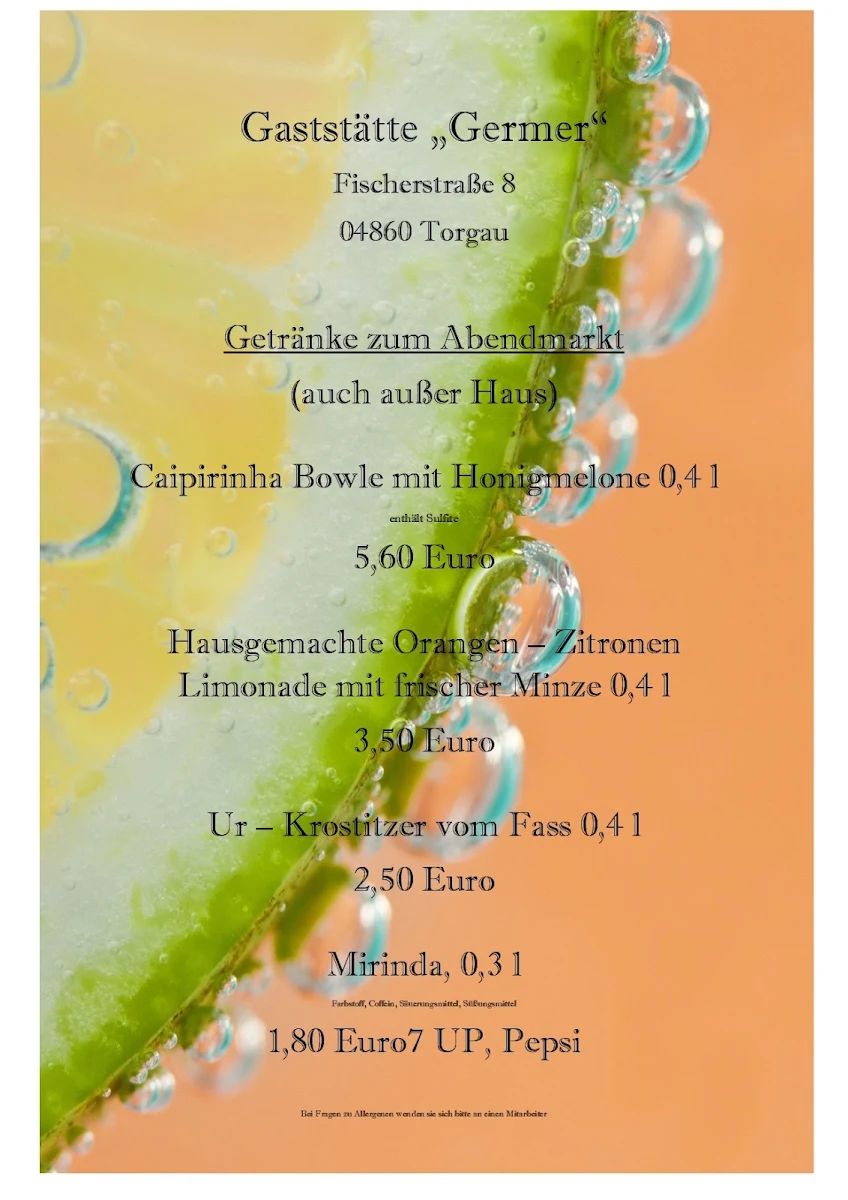 Speisekarte photo 3