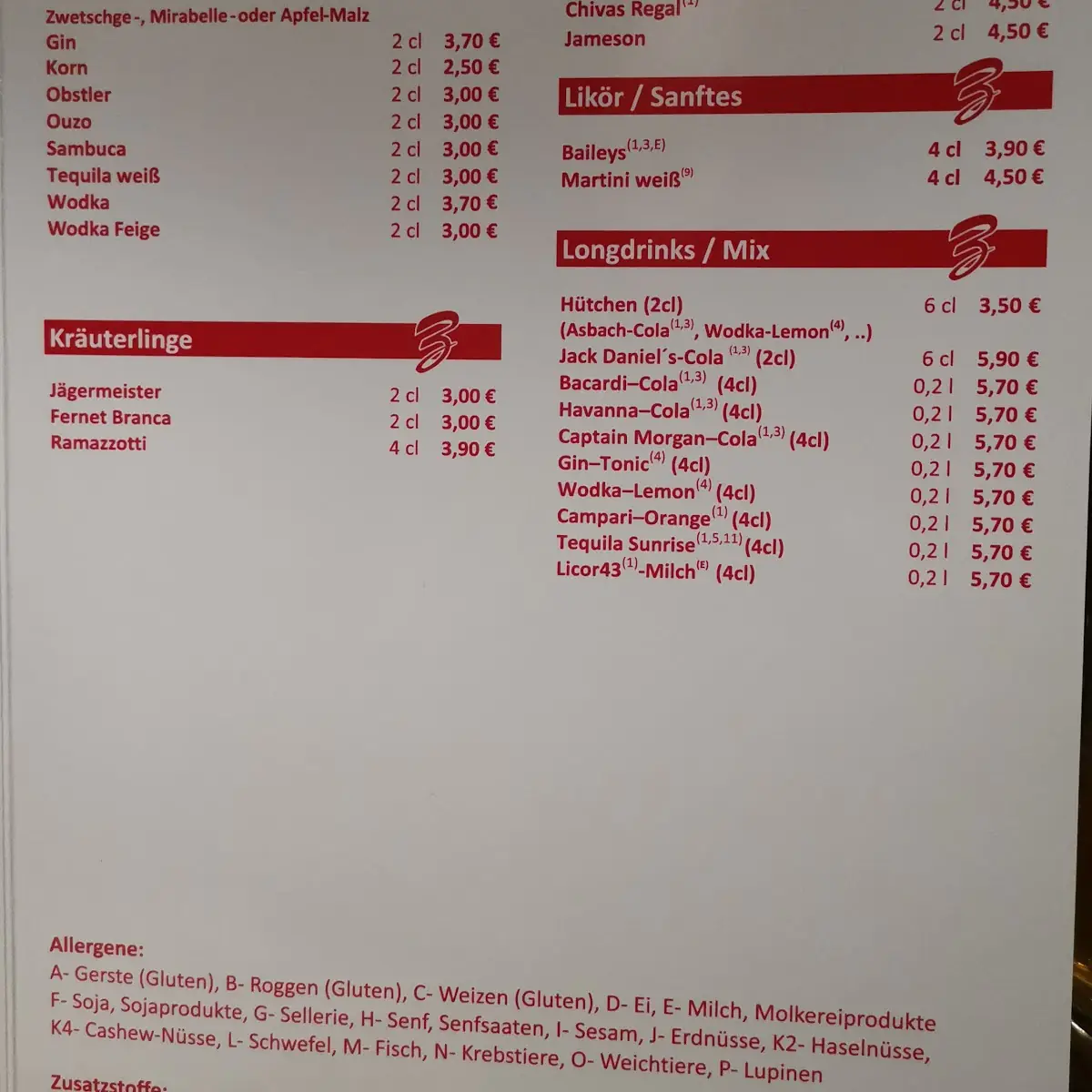Speisekarte photo 2