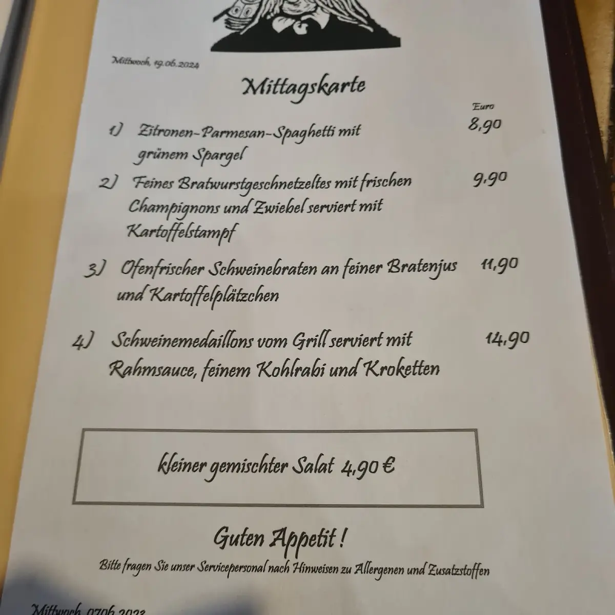 Speisekarte photo 9