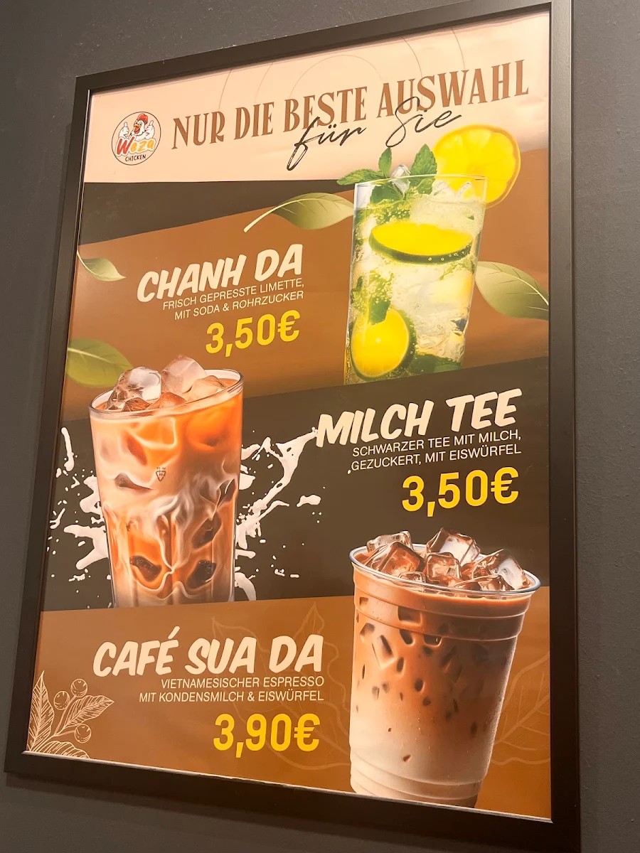 Speisekarte, Weza Chicken Oststeinbek