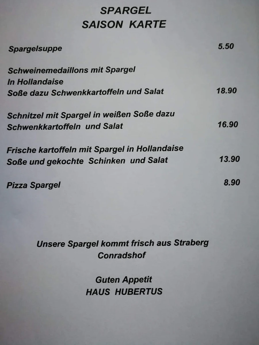 Speisekarte photo 2