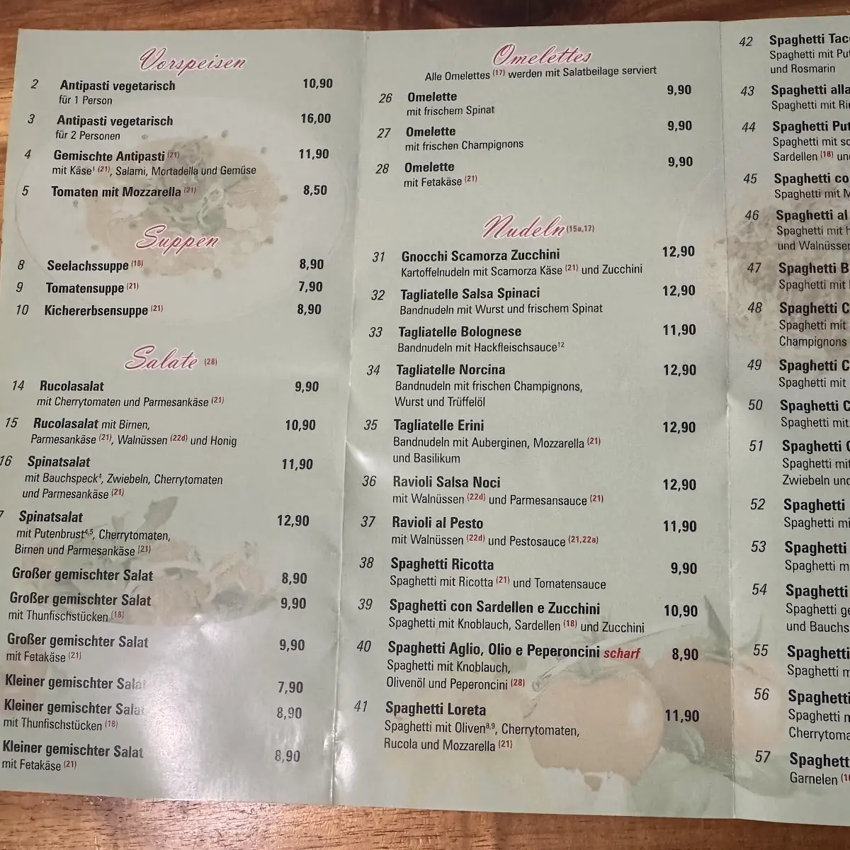 Speisekarte photo 6