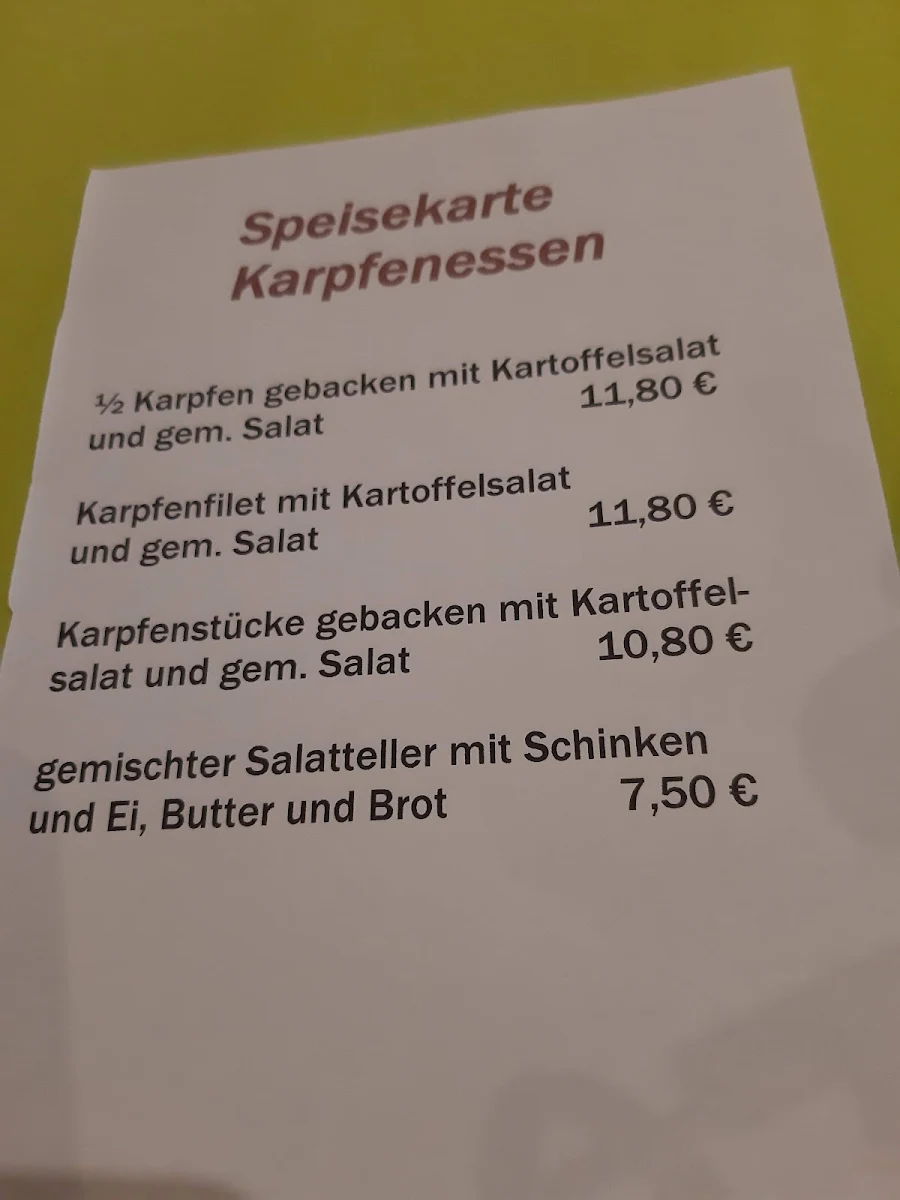 Speisekarte photo 1