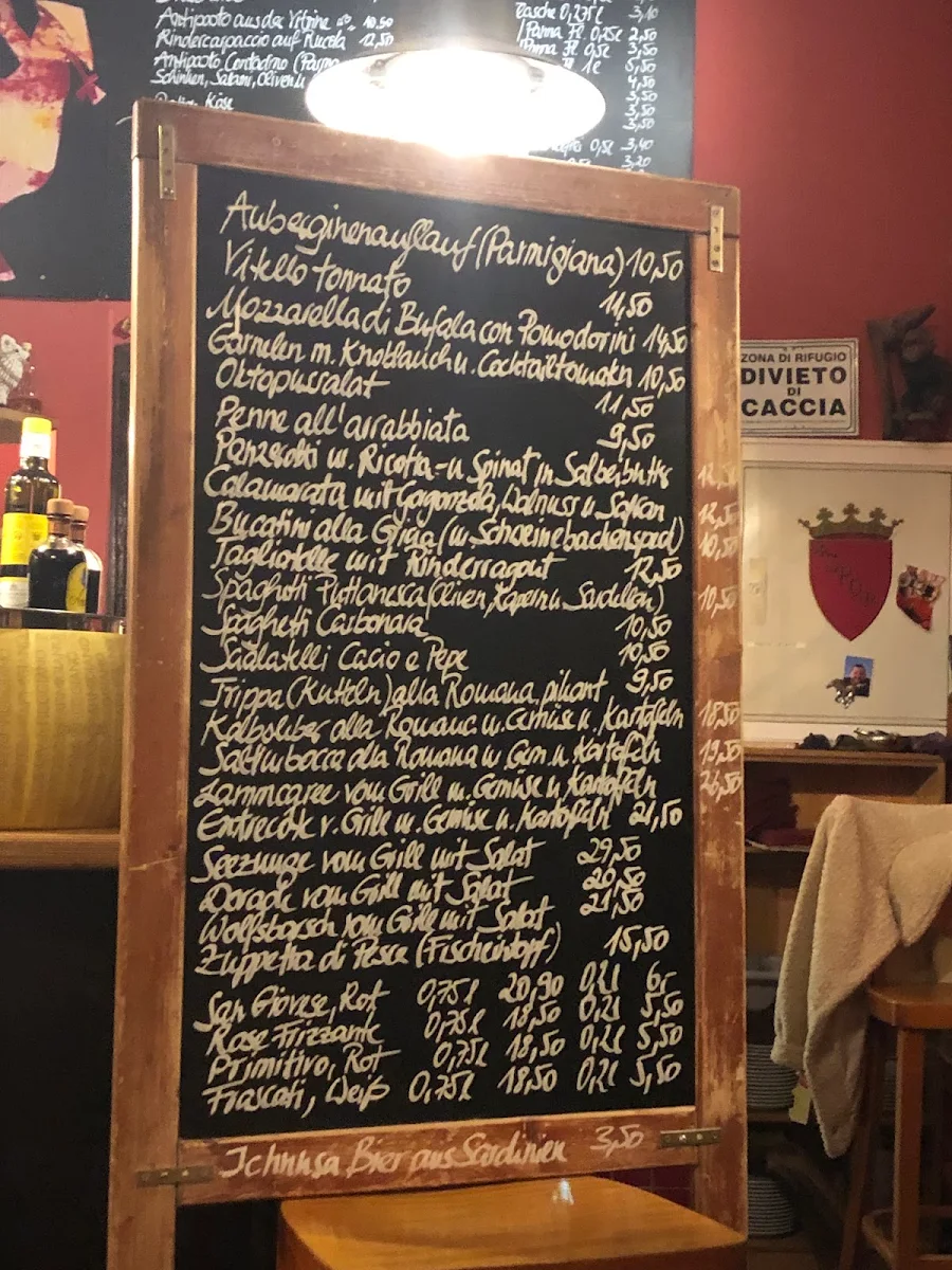 Speisekarte, Da Ugo