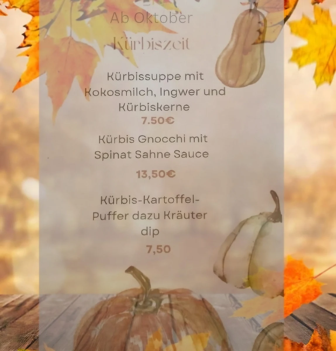 Speisekarte photo 1